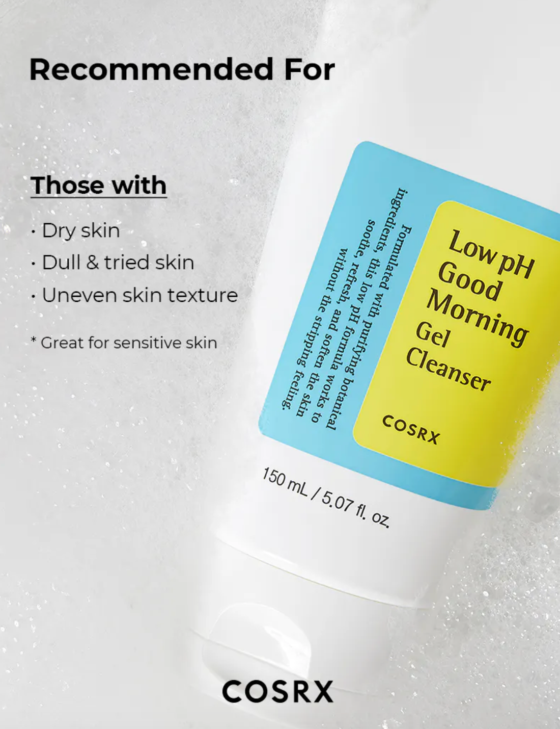 COSRX Low pH Good Morning Gel Cleanser is misschien wel één van de meest bekende producten van COSRX.