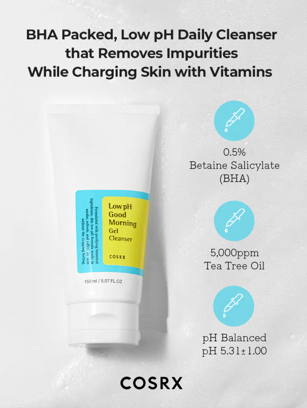 COSRX Low pH Good Morning Gel Cleanser is misschien wel één van de meest bekende producten van COSRX.