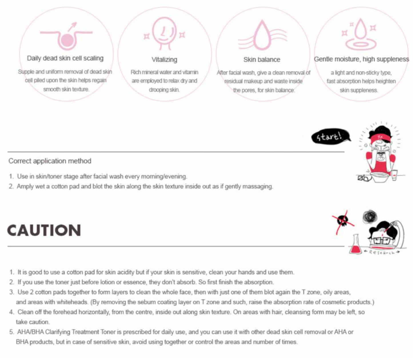 COSRX AHA/BHA Clarifying Treatment Toner is een exfoliërende toner met AHA's en BHA's. BHA's 