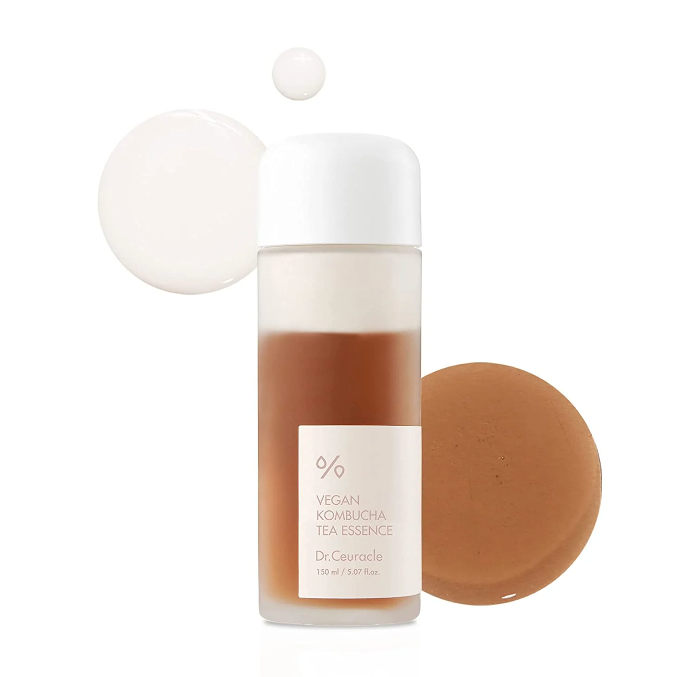 Dr. Ceuracle Vegan Kombucha Tea Essence is een rijke vegan essence