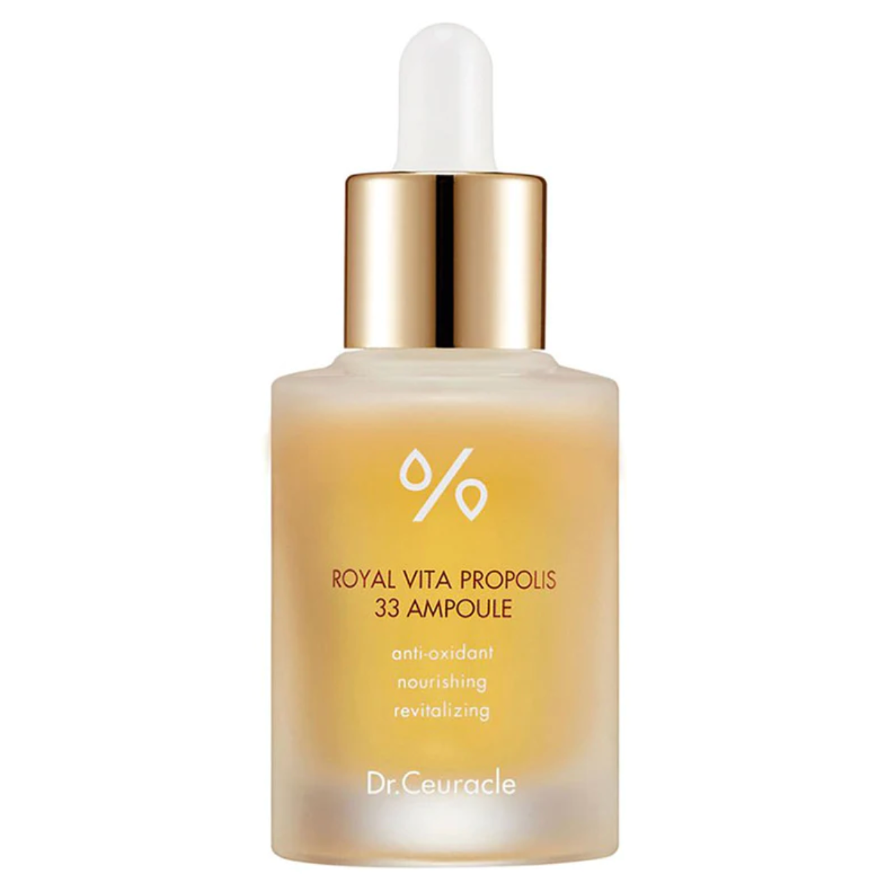 Dr.Ceuracle Royal Vita Propolis 33 Ampoule, serum ampoule met propolis, waternavel, duindoorn.