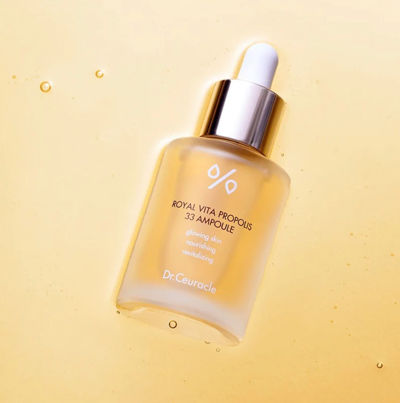 Dr.Ceuracle Royal Vita Propolis 33 Ampoule, serum ampoule met propolis, waternavel, duindoorn.