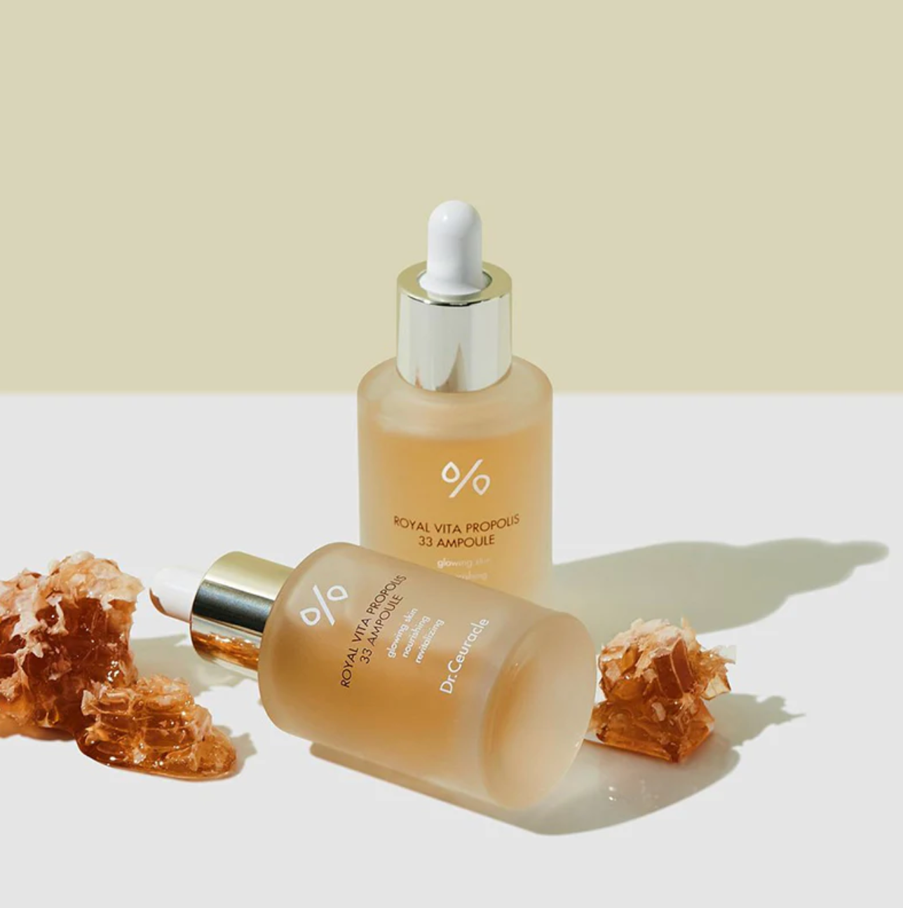Dr.Ceuracle Royal Vita Propolis 33 Ampoule, serum ampoule met propolis, waternavel, duindoorn.