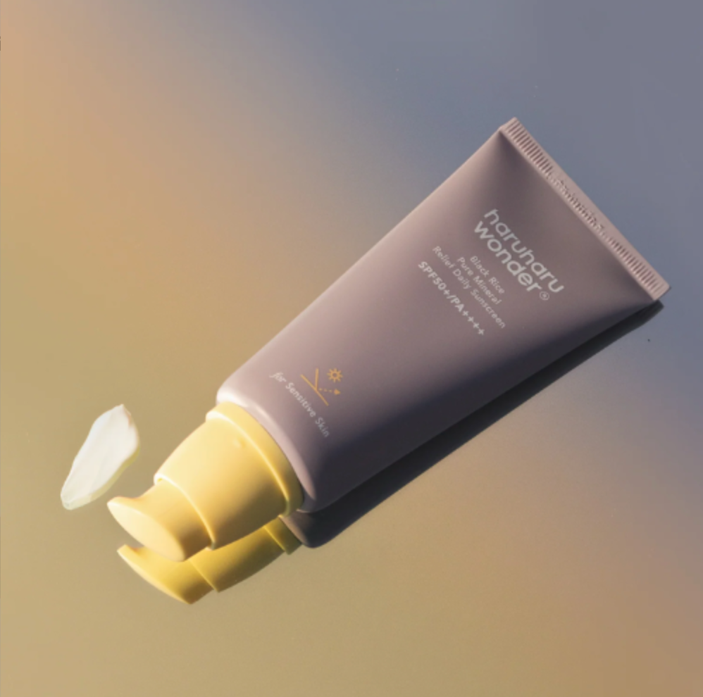 HaruHaru Wonder Black Rice Pure Mineral Relief Daily Sunscreen is een non-nano minerale zonnebrandcrème