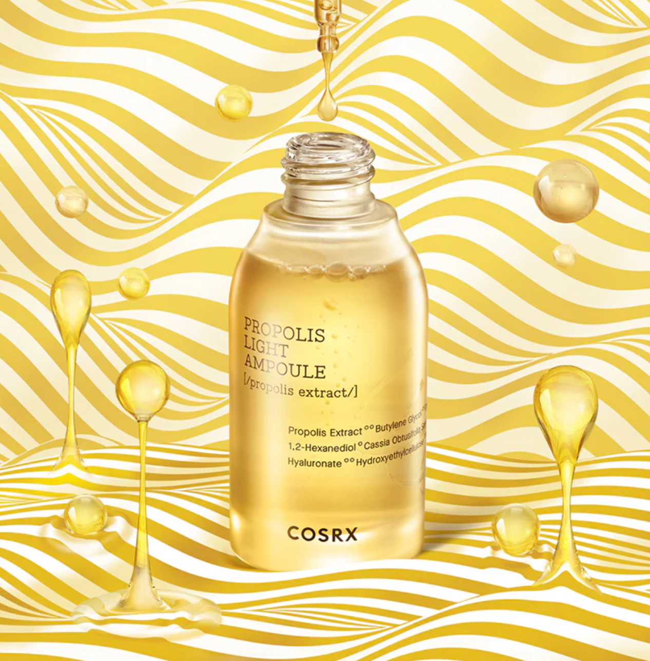 COSRX Full Fit Propolis Light Ampoule is een intensief verzorgende ampoule met 83% Black Bee Propolis-extract