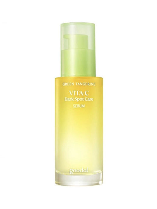 Goodal Green Tangerine Vita C Serum is een gel-serum dat verhelderend en egaliserend werkt. Met 70% groene mandarijn wat rijk is aan natuurlijke vitamine C-derivaten