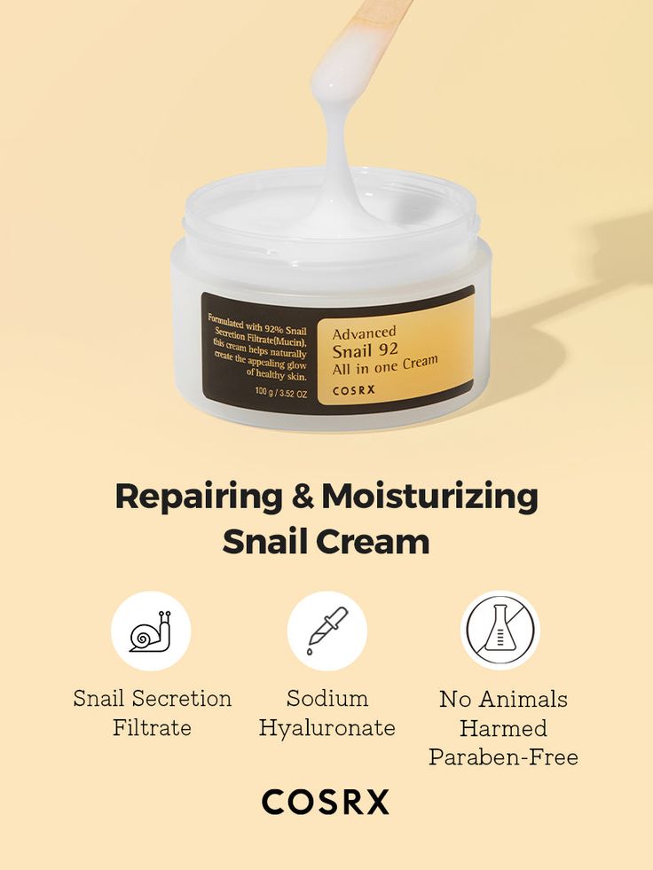 COSRX Advanced Snail 92 All in one Cream is een hydraterende gezichtscrème met een jelly textuur