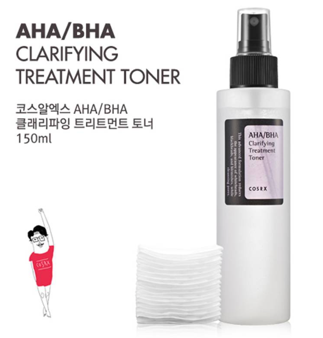COSRX&nbsp;AHA/BHA Clarifying Treatment Toner is een exfoliërende toner met AHA's en BHA's.&nbsp;BHA's&nbsp;