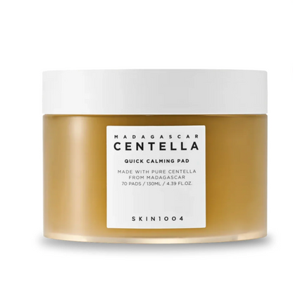 Skin1004 Madagascar Centella Quick Calming Pad is een toner die de huid effectief reinigt, in balans brengt en verjongt. Het hydrateert en voedt de huid.