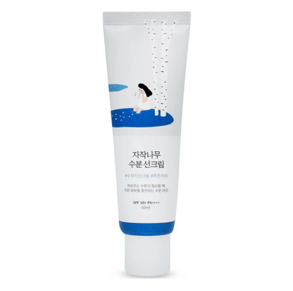  Round Lab Birch Juice Moisturizing Sun Cream SPF50+ PA++++ is een chemische zonnebrand die de huid beschermt tegen zowel UVA- en UVB stralen. 