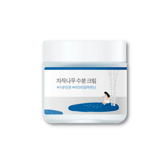  Round Lab Birch Juice Moisturizing Cream beschermt de huid tegen transepidermaal waterverlies, waardoor de huid zacht en soepel 