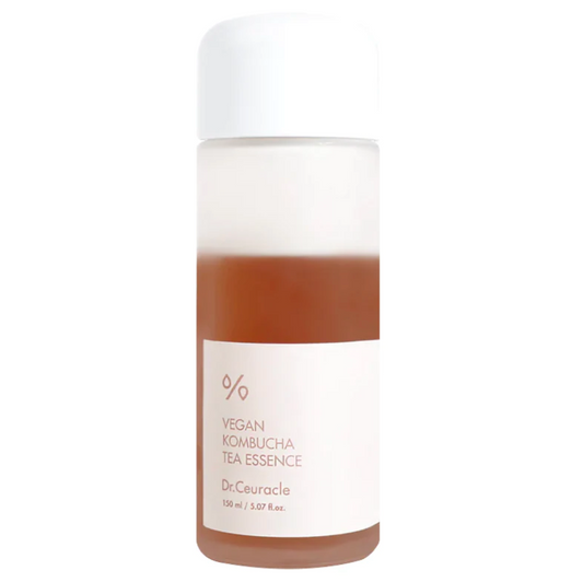 Dr. Ceuracle Vegan Kombucha Tea Essence is een rijke vegan essence
