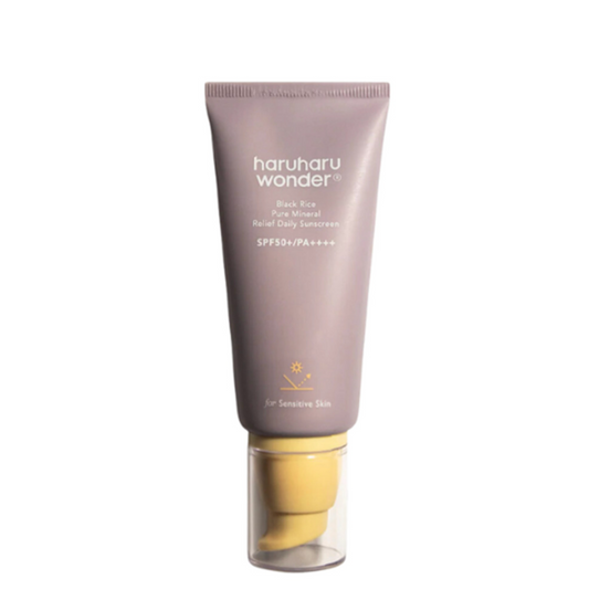 HaruHaru Wonder Black Rice Pure Mineral Relief Daily Sunscreen is een non-nano minerale zonnebrandcrème